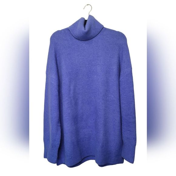 Zara Sweaters - Zara Periwinkle Soft Oversized Turtleneck Sweater
